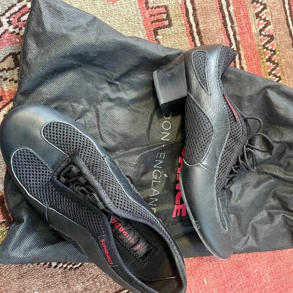 Supadance Ballroom Dancing Latin Practice Shoes US 6 / UK 4.5 Black - Picture 6 of 6